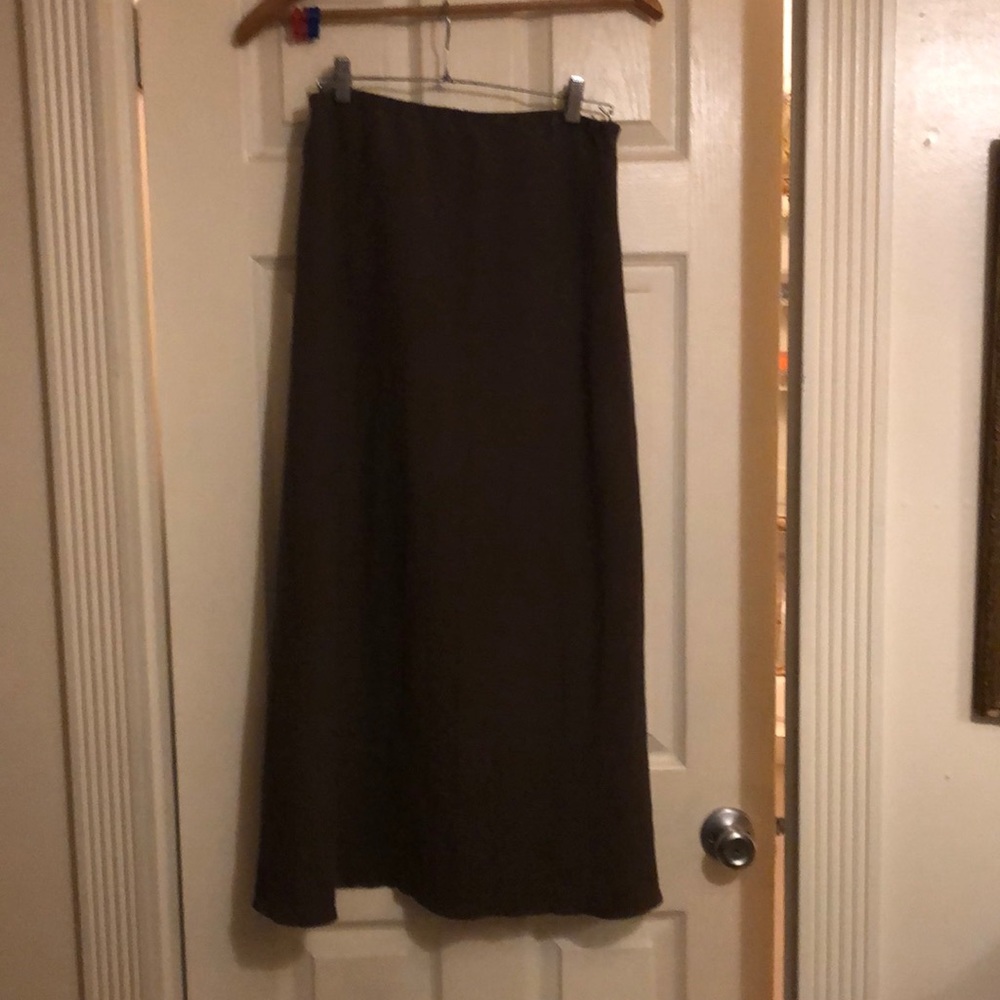 J Jill maxi skirt hemp/cotton/silk